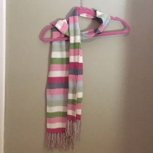 Long striped scarf